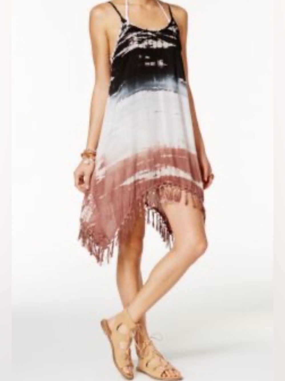 Bohome Fringed Cover Up